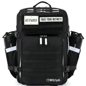 45L Alpha Black with White Accents Meal Prep Management