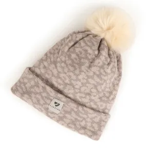 Aubrion Fleece Lined Bobble Hat - Taupe