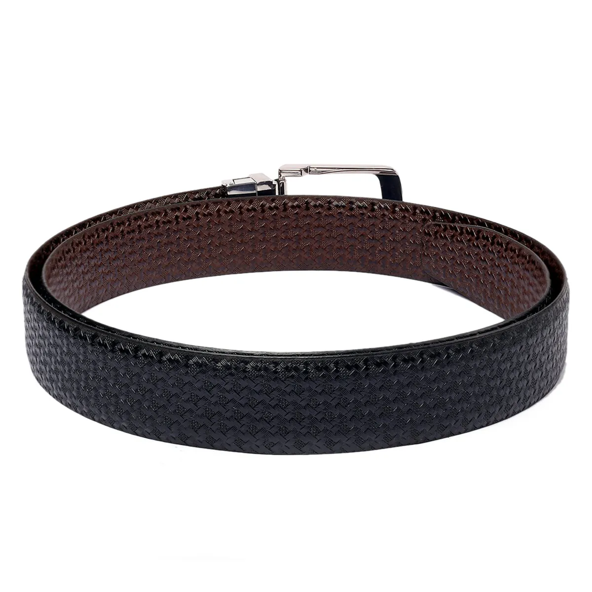 Bacca Bucci Reversible Classic Dress belt with Italian smooth Genuine leather Black & Brown