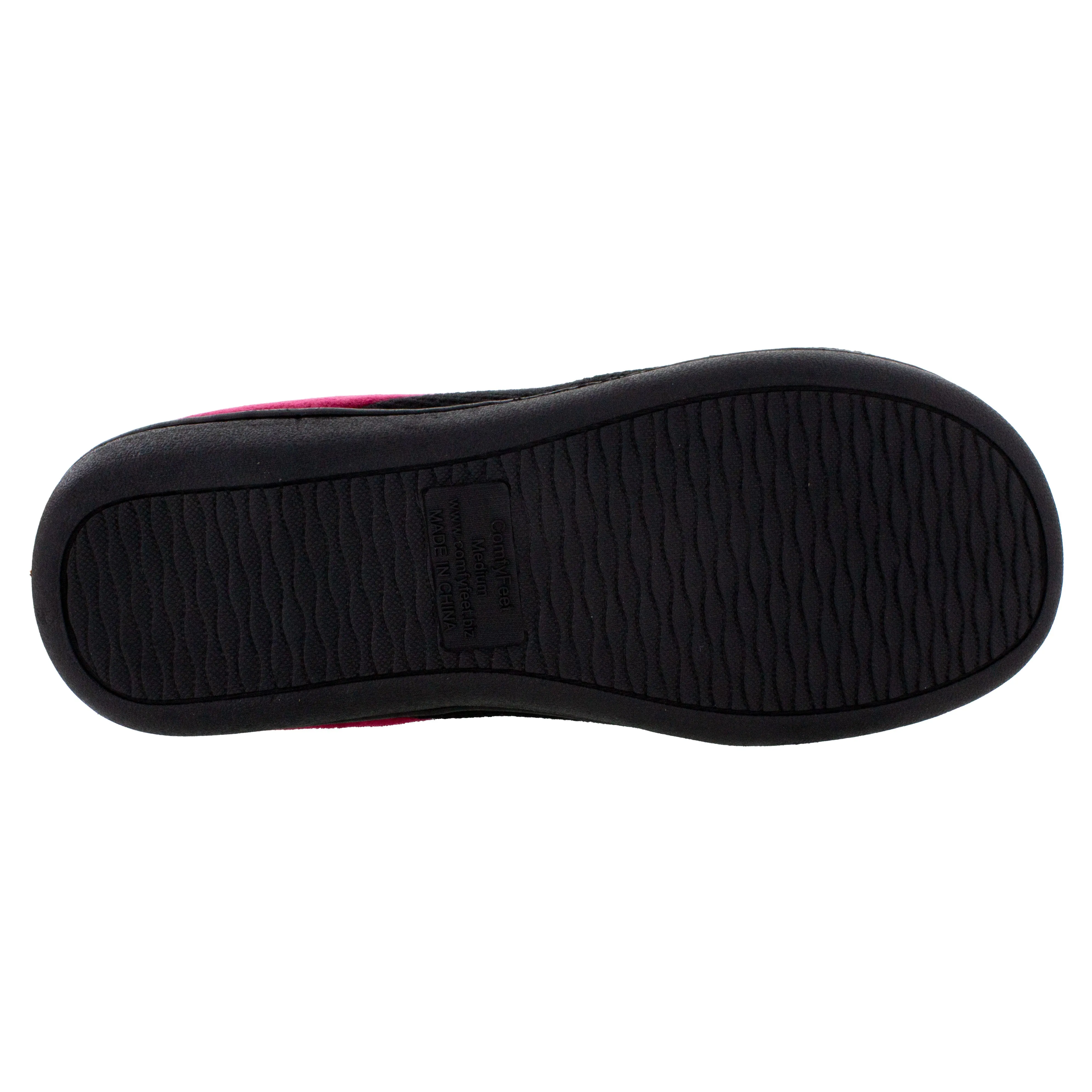 Black and Crimson ComfyFeet Clog Slipper