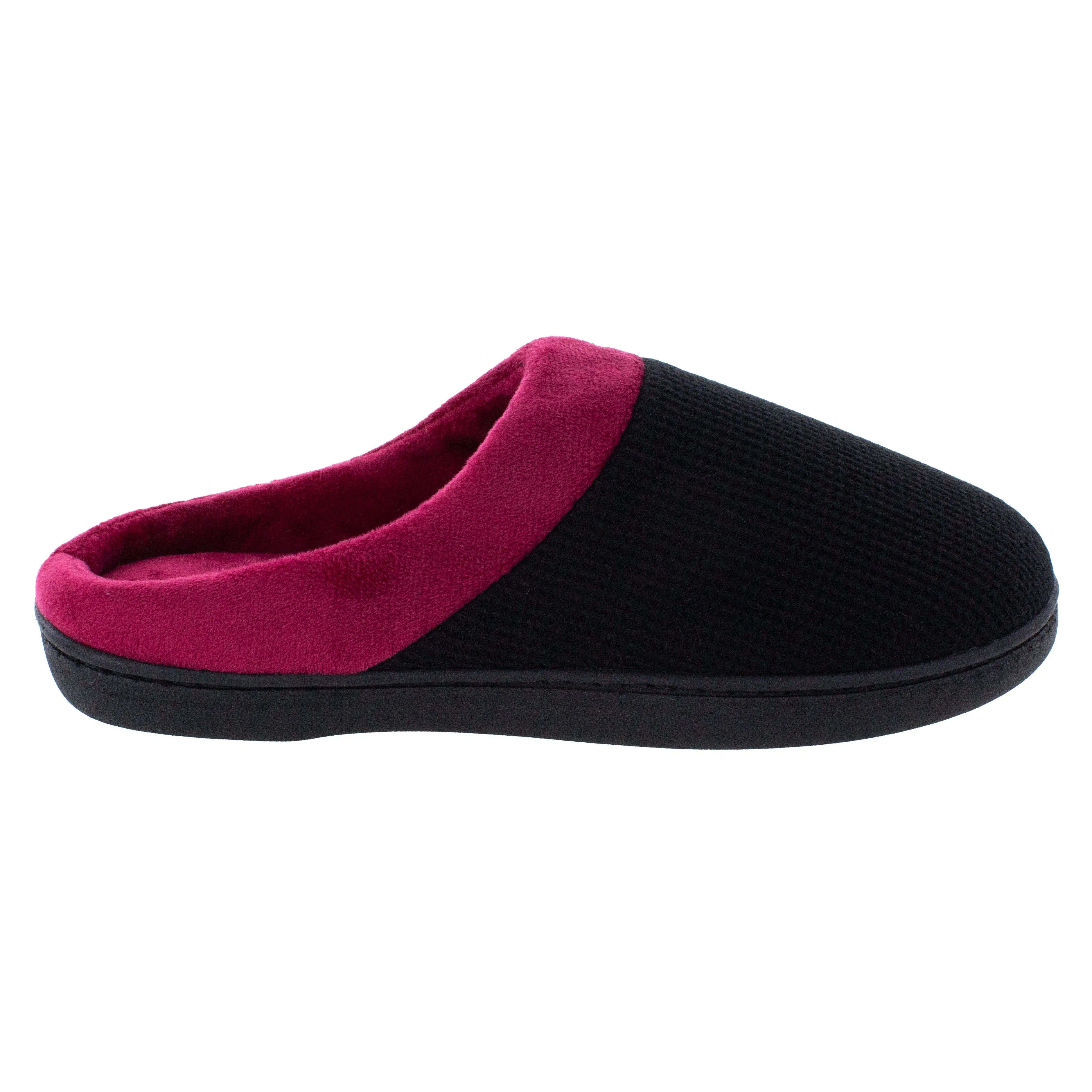 Black and Crimson ComfyFeet Clog Slipper