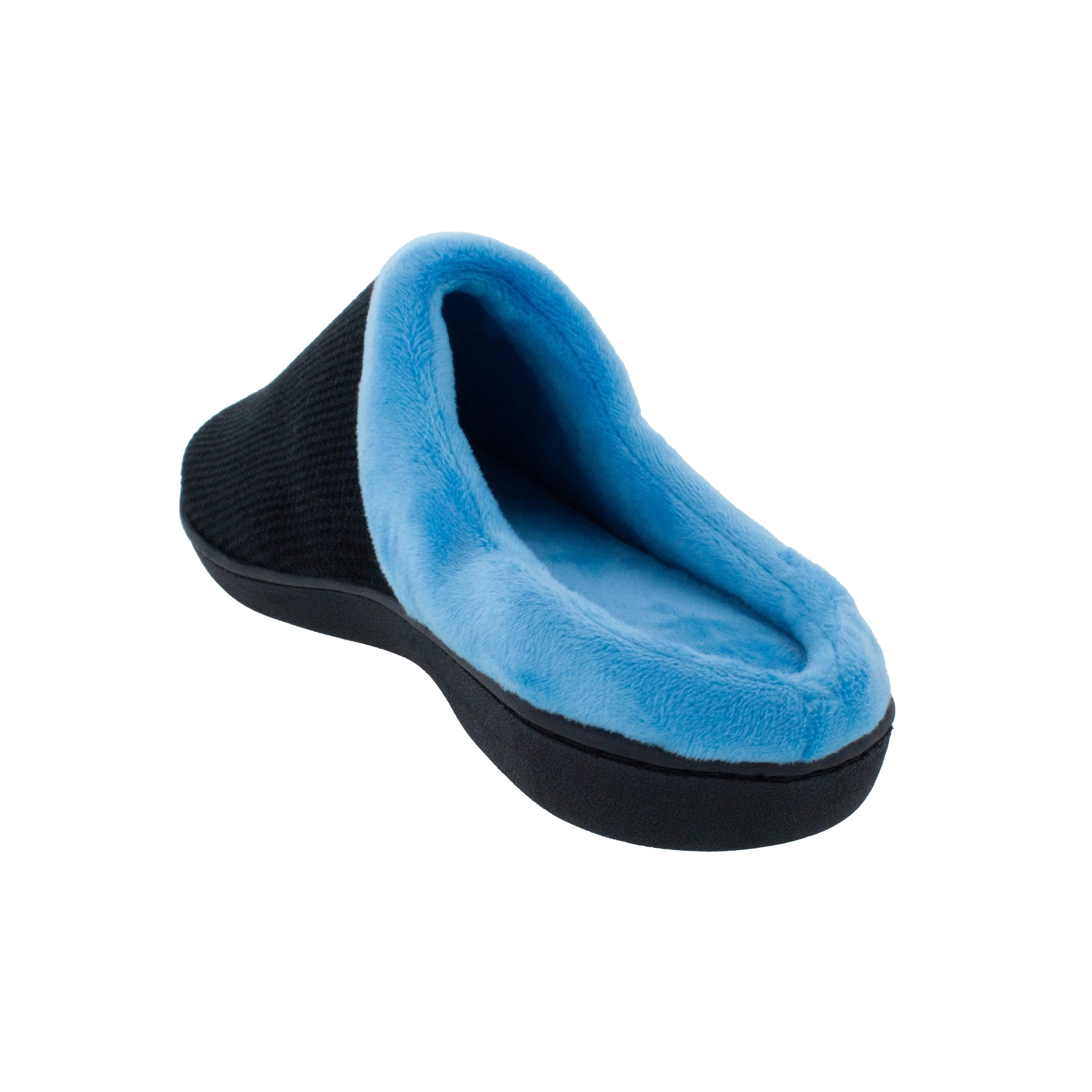 Black and Light Blue ComfyFeet Clog Slipper