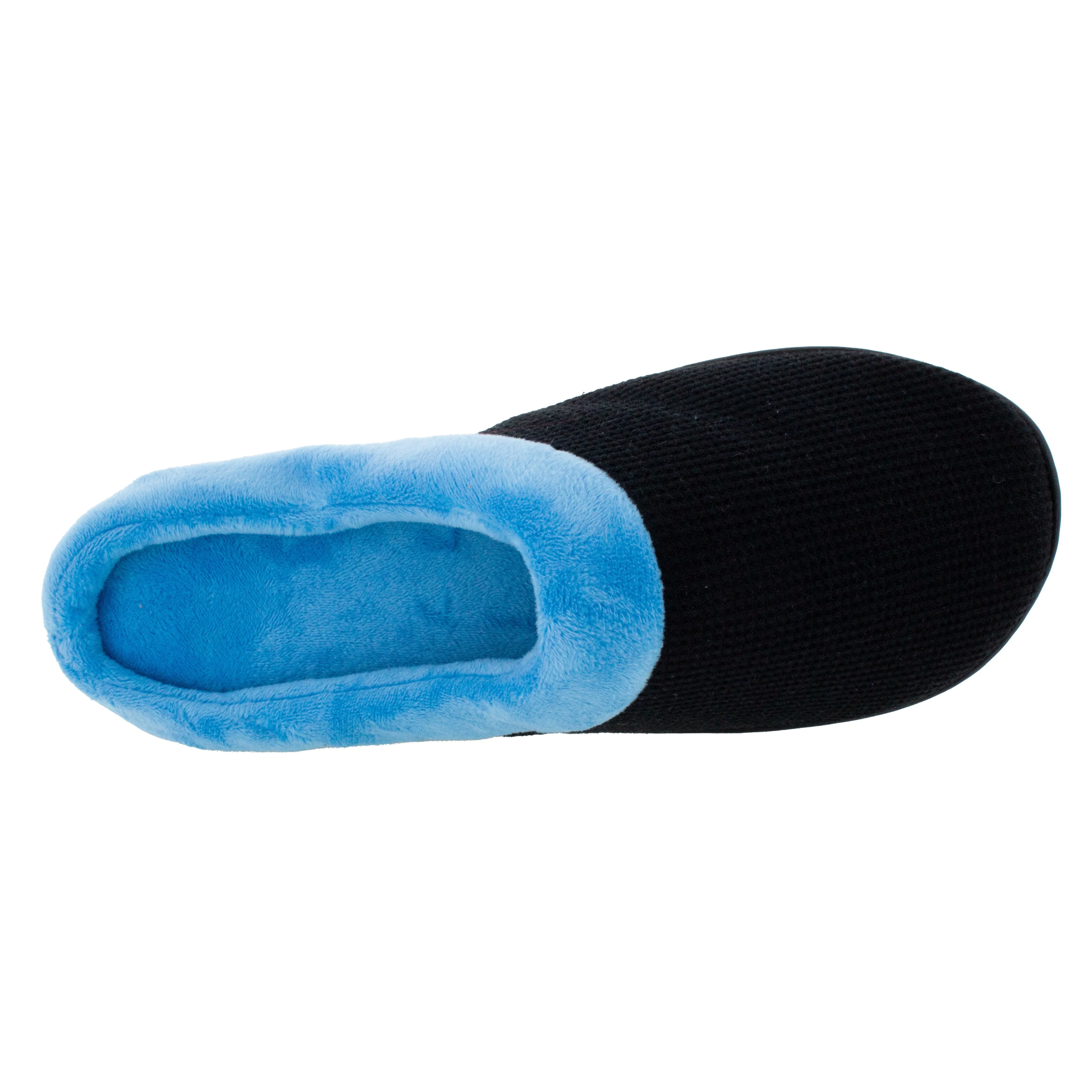 Black and Light Blue ComfyFeet Clog Slipper