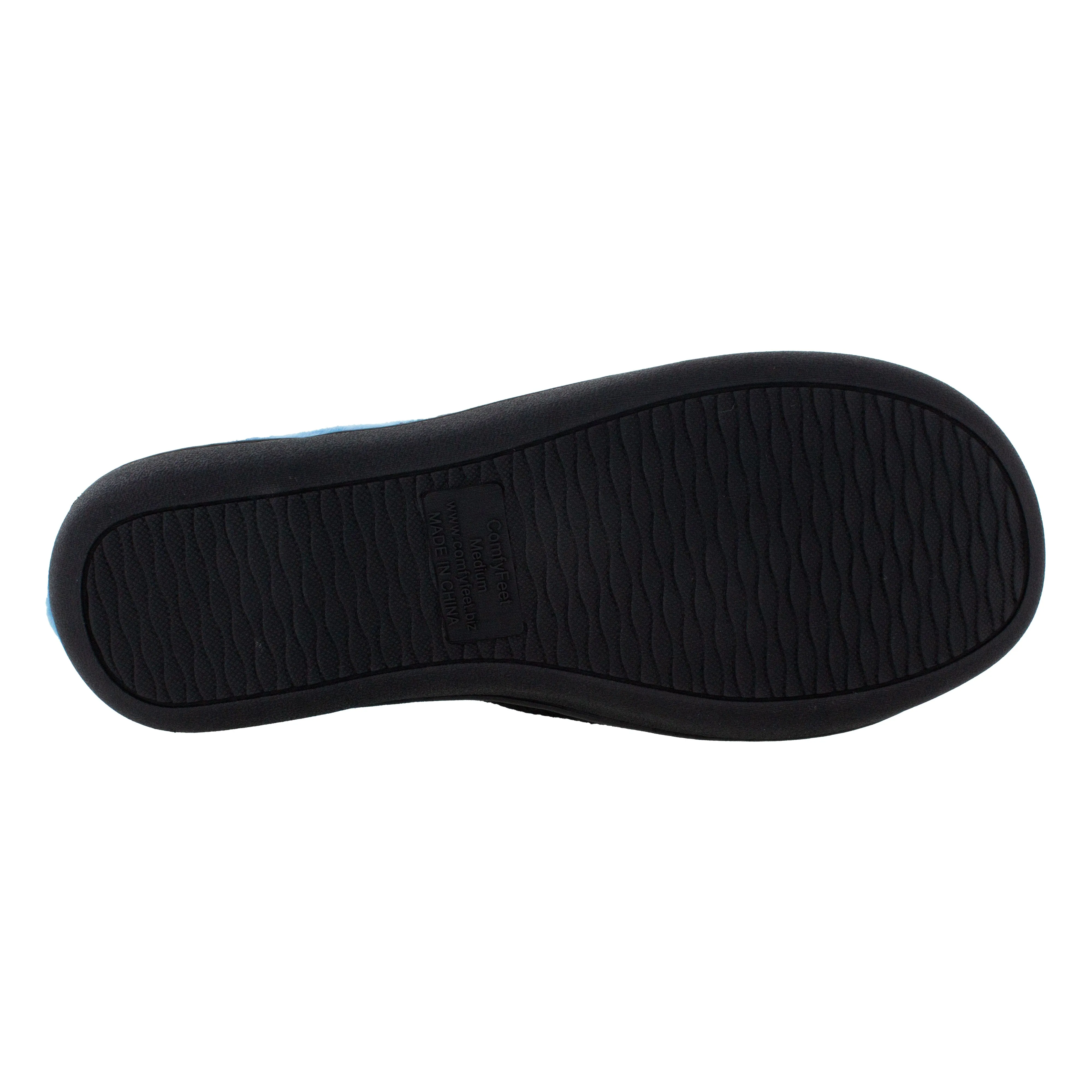 Black and Light Blue ComfyFeet Clog Slipper