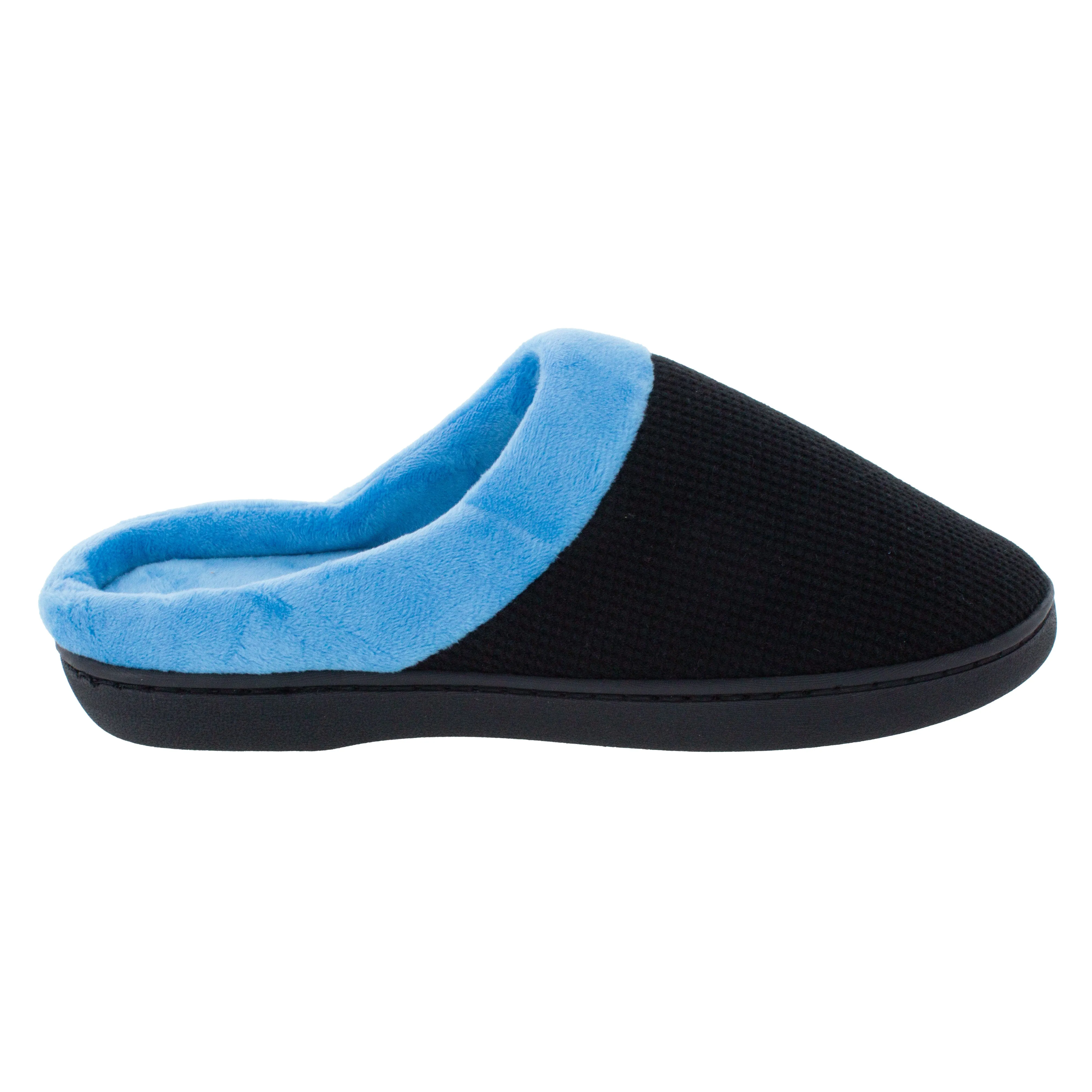 Black and Light Blue ComfyFeet Clog Slipper