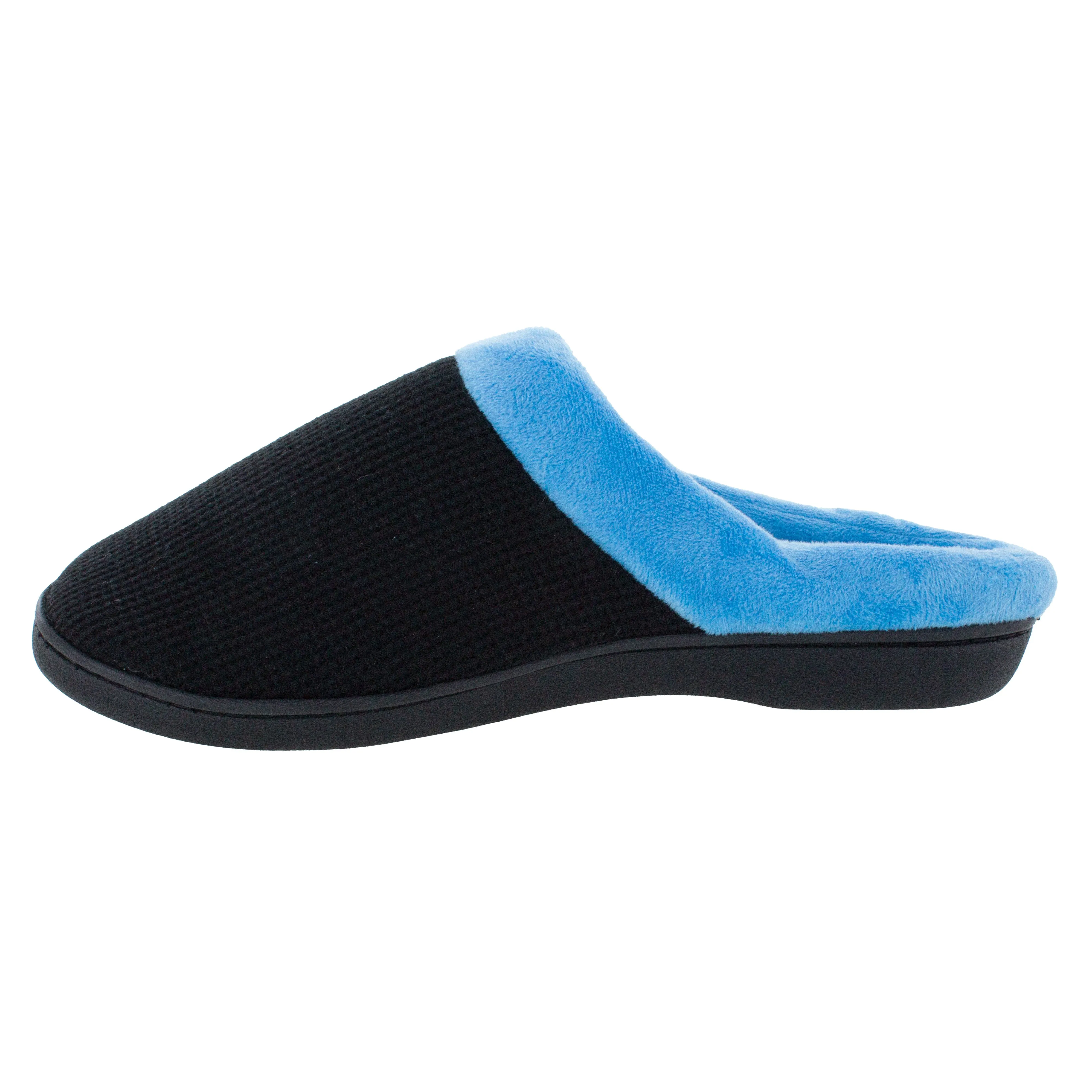 Black and Light Blue ComfyFeet Clog Slipper