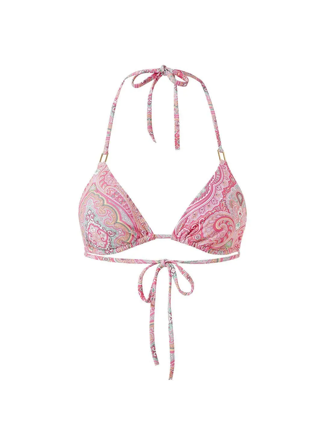 Cancun Bikini Top - Paisley Blush