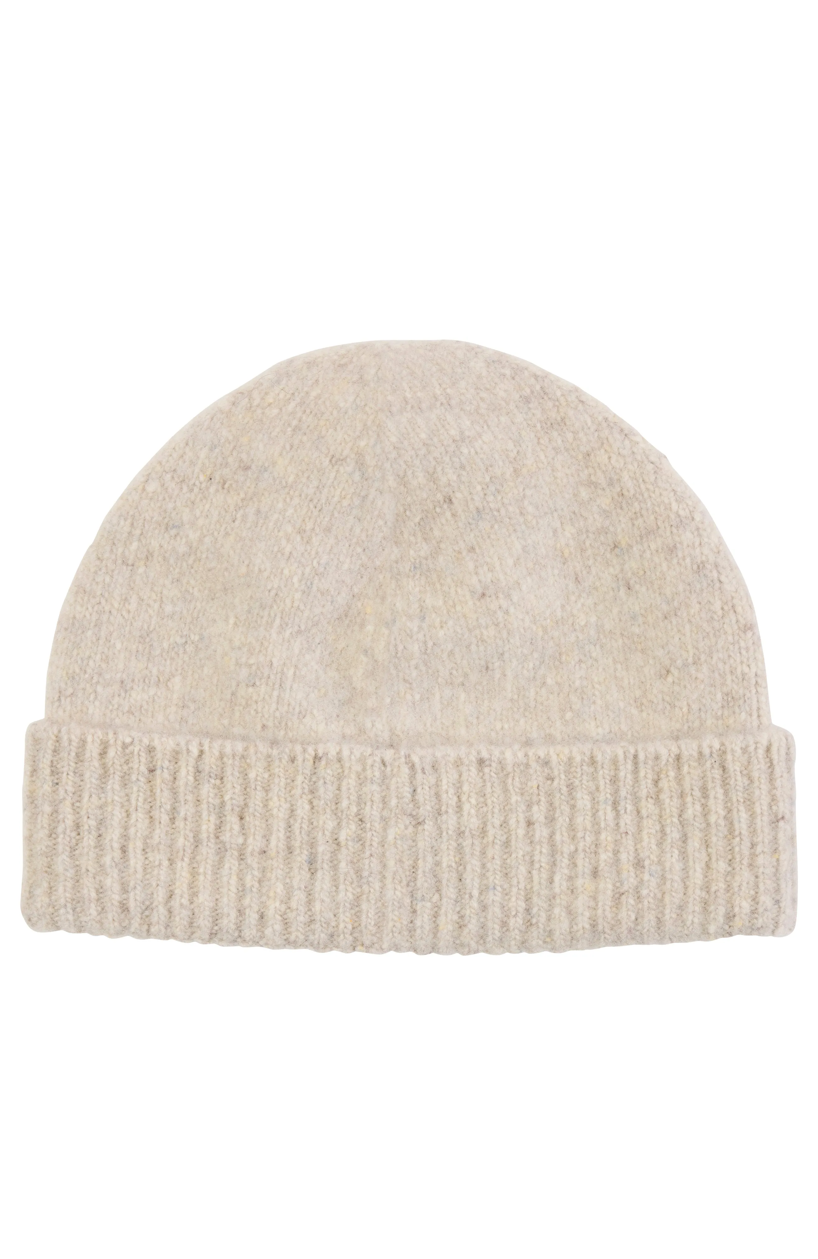 CASHMERE DONEGAL CUFFED BEANIE