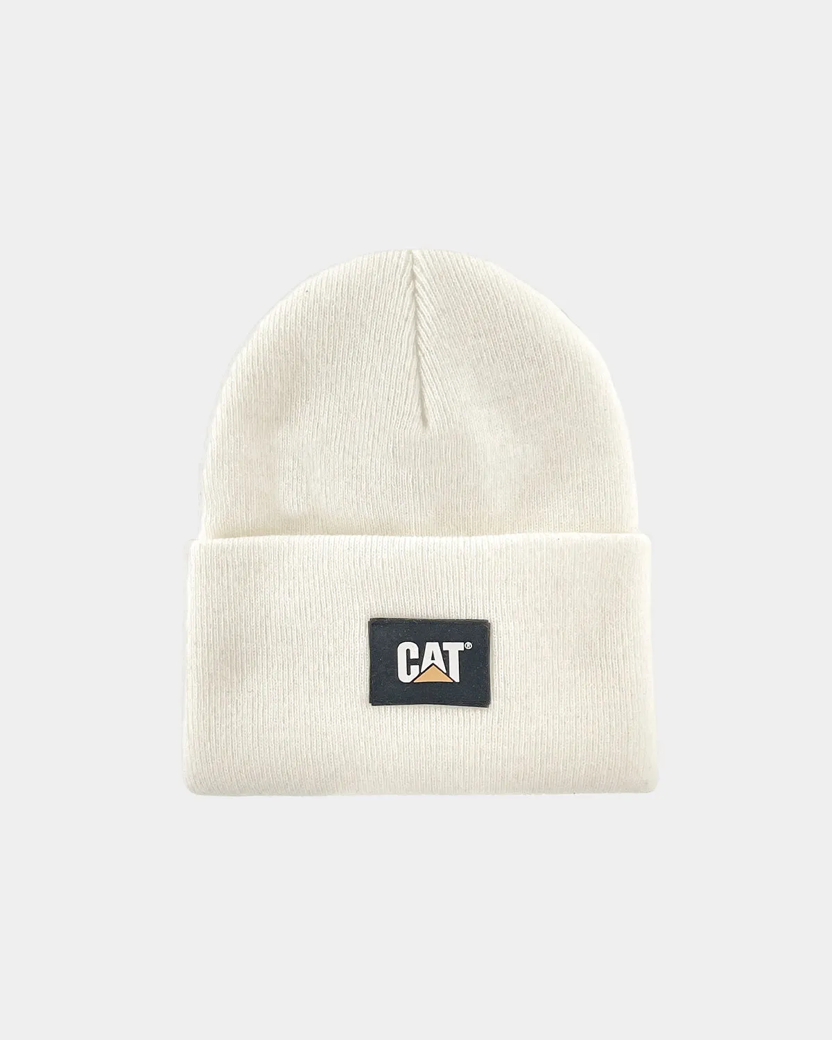 CAT LABEL CUFF BEANIE