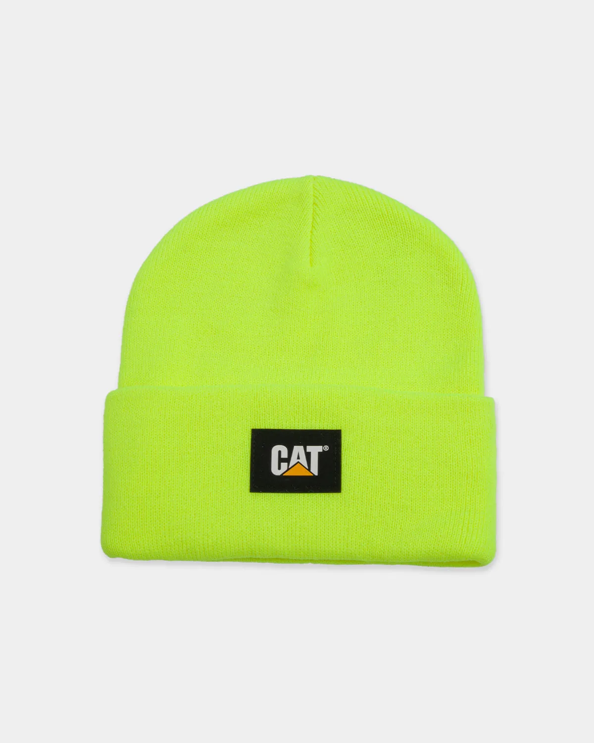 CAT LABEL CUFF BEANIE