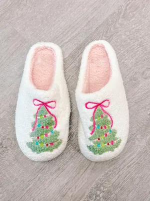 Christmas Tree Slippers