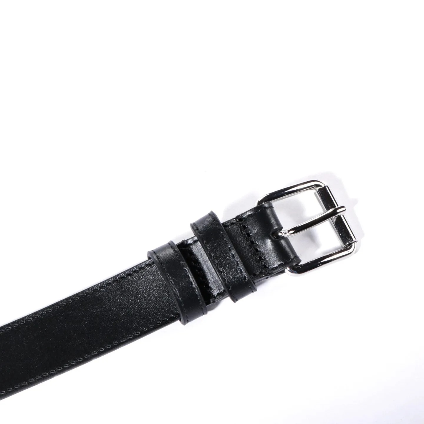 COMME DES GARCONS SA0912 CLASSIC LEATHER BELT BLACK