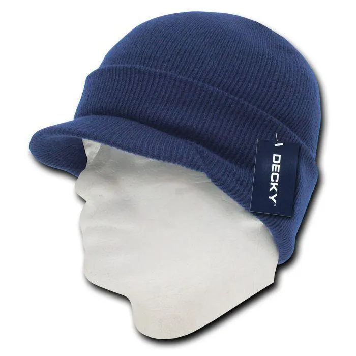 Decky Beanies Gi Caps Hats Visor Ski Thick Warm Winter Skully Unisex