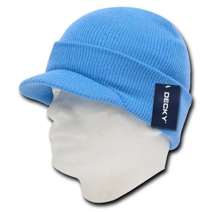 Decky Beanies Gi Caps Hats Visor Ski Thick Warm Winter Skully Unisex