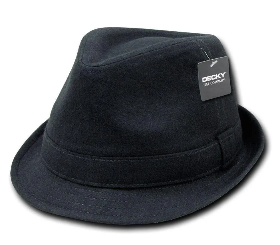 Decky Melton Fedora Fedoras Wool Band Hats Hipster Miami