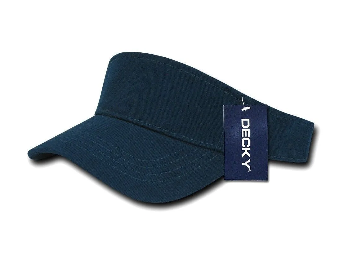 Decky Sports Spring Summer Sun Visors Caps Hats Cotton Beach Golf Unisex