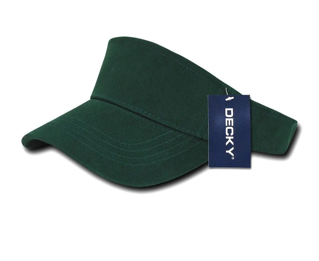 Decky Sports Spring Summer Sun Visors Caps Hats Cotton Beach Golf Unisex