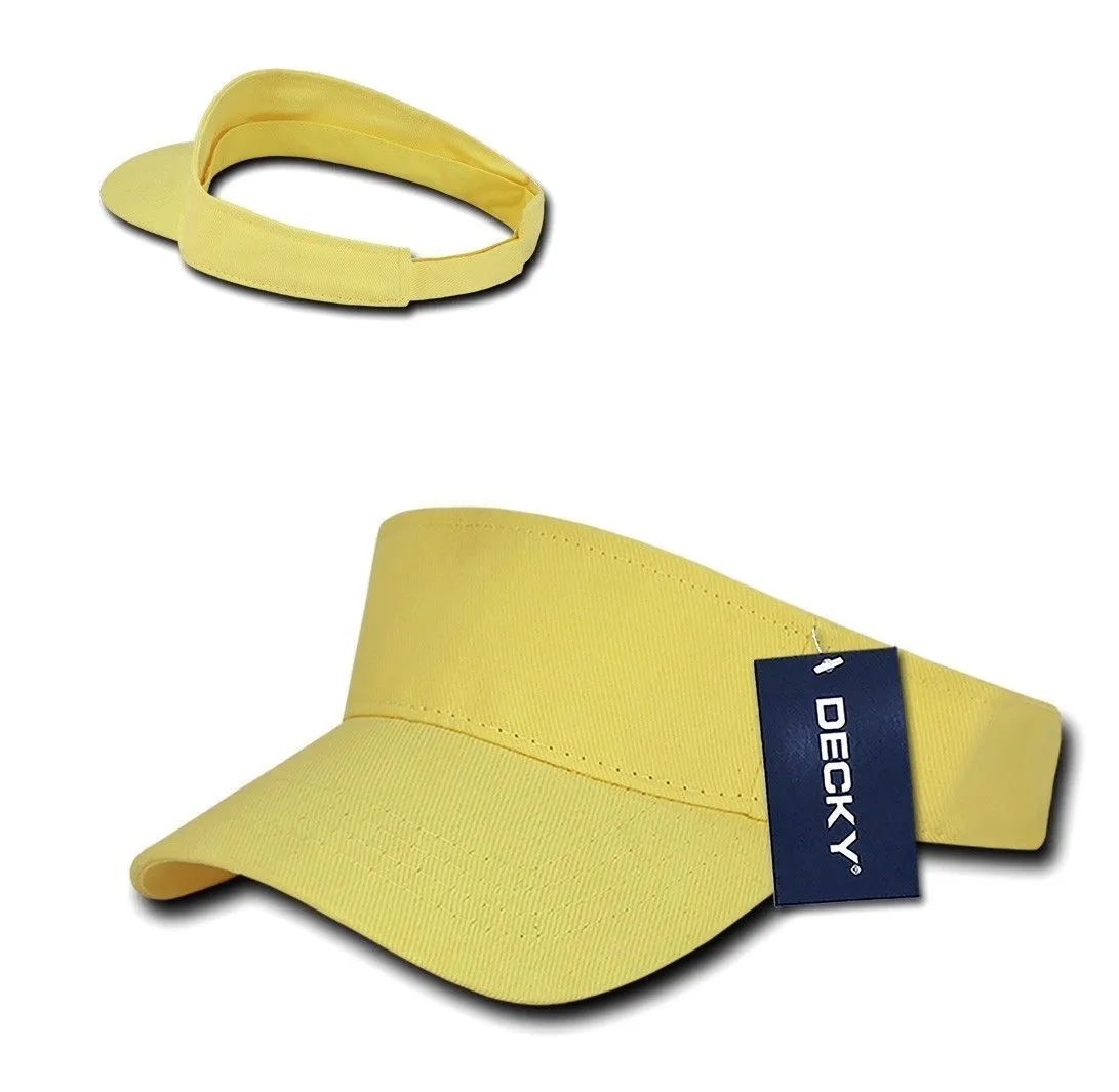 Decky Sports Spring Summer Sun Visors Caps Hats Cotton Beach Golf Unisex