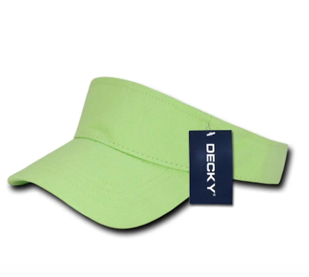 Decky Sports Spring Summer Sun Visors Caps Hats Cotton Beach Golf Unisex