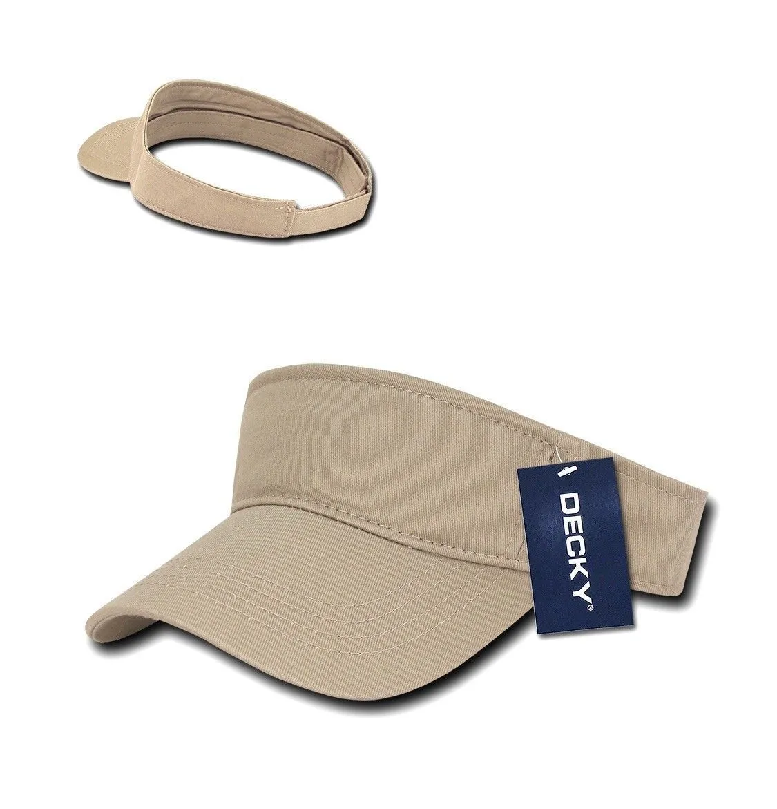 Decky Sports Spring Summer Sun Visors Caps Hats Cotton Beach Golf Unisex