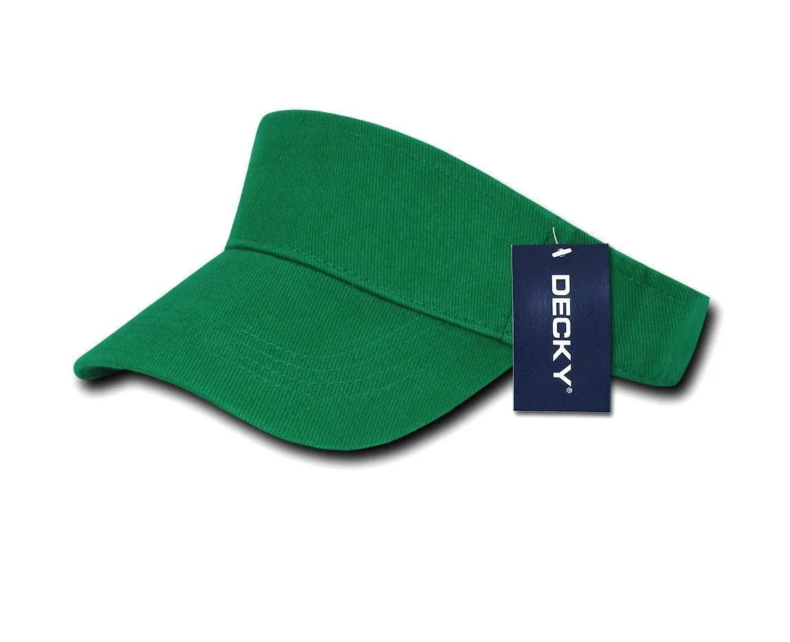 Decky Sports Spring Summer Sun Visors Caps Hats Cotton Beach Golf Unisex