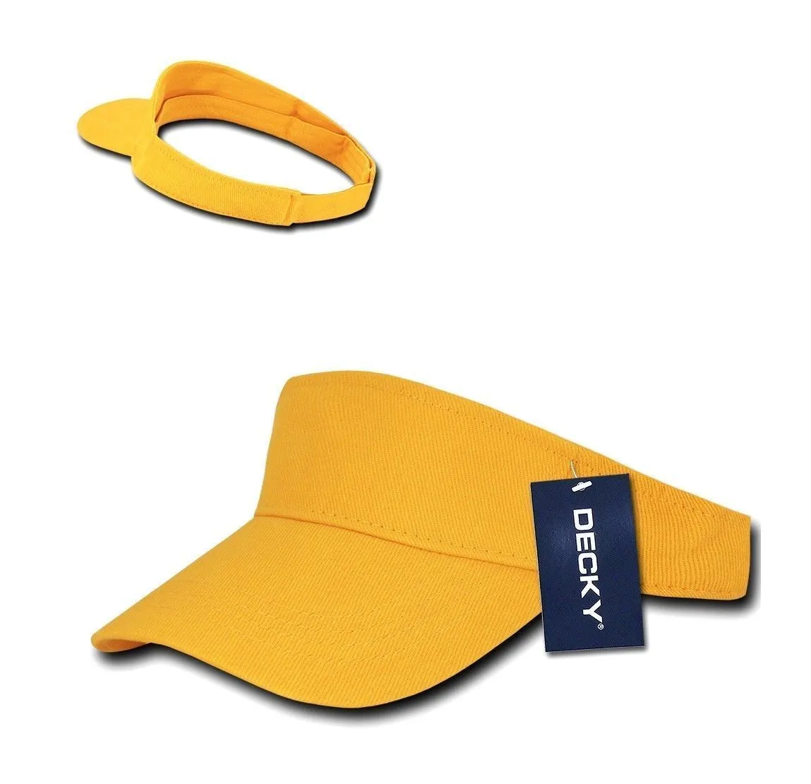 Decky Sports Spring Summer Sun Visors Caps Hats Cotton Beach Golf Unisex