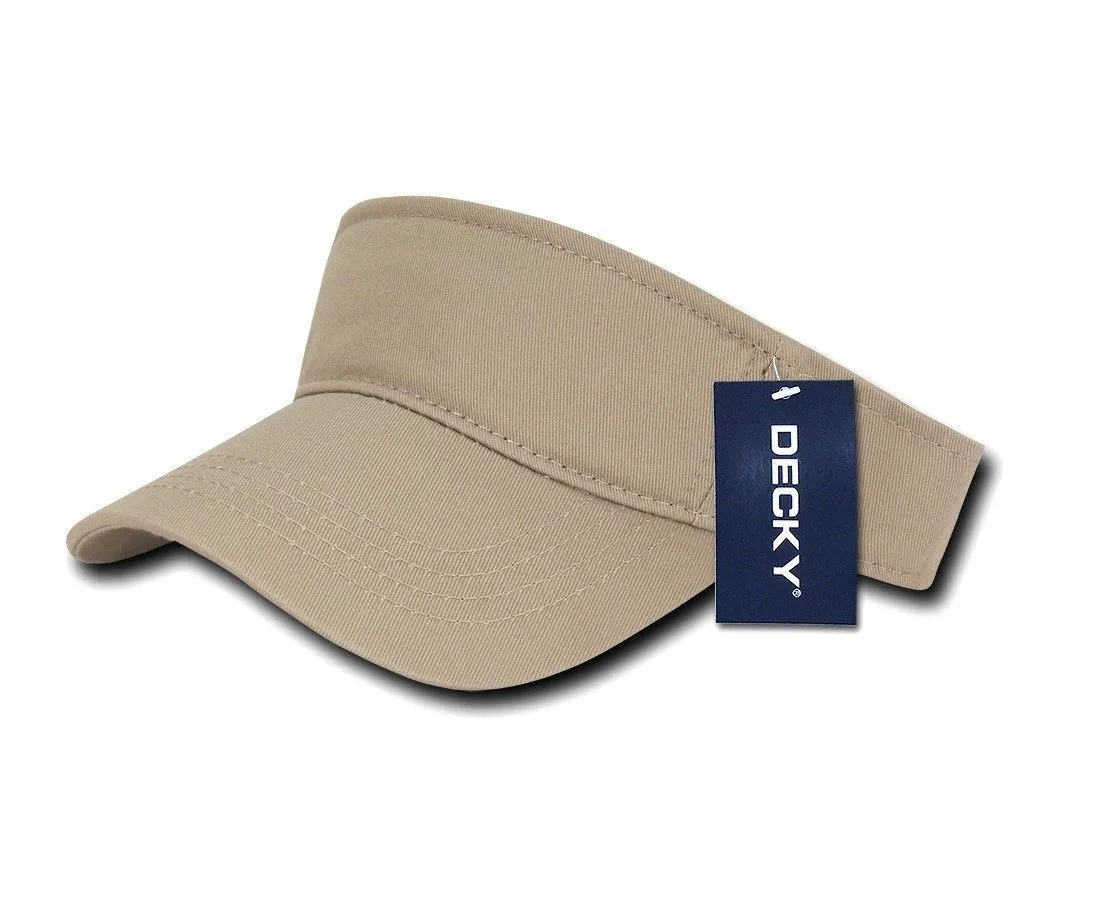 Decky Sports Spring Summer Sun Visors Caps Hats Cotton Beach Golf Unisex