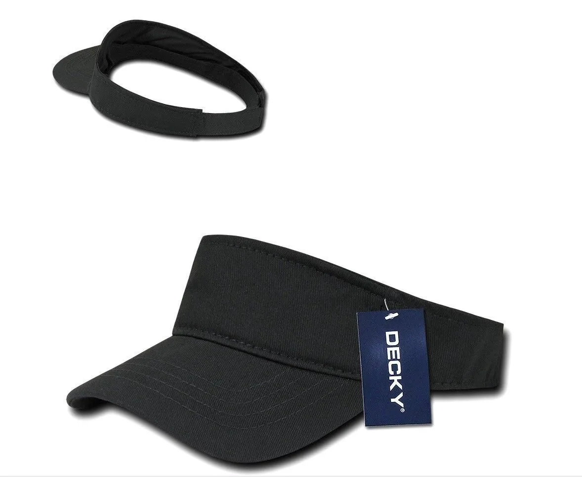 Decky Sports Spring Summer Sun Visors Caps Hats Cotton Beach Golf Unisex