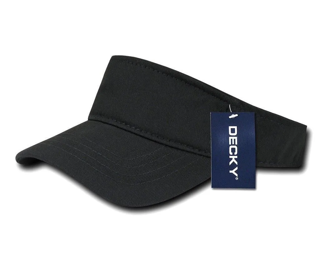 Decky Sports Spring Summer Sun Visors Caps Hats Cotton Beach Golf Unisex