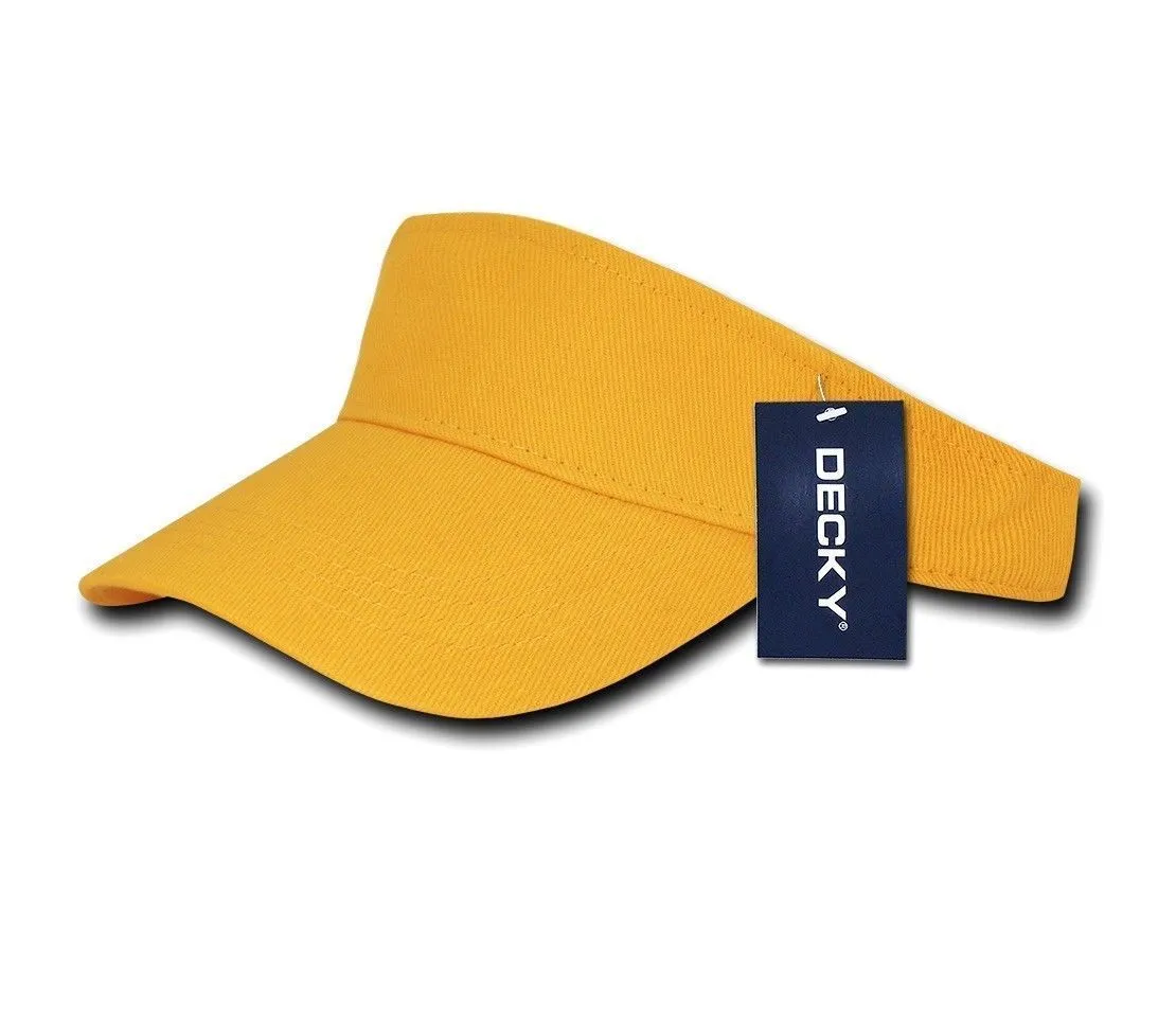 Decky Sports Spring Summer Sun Visors Caps Hats Cotton Beach Golf Unisex