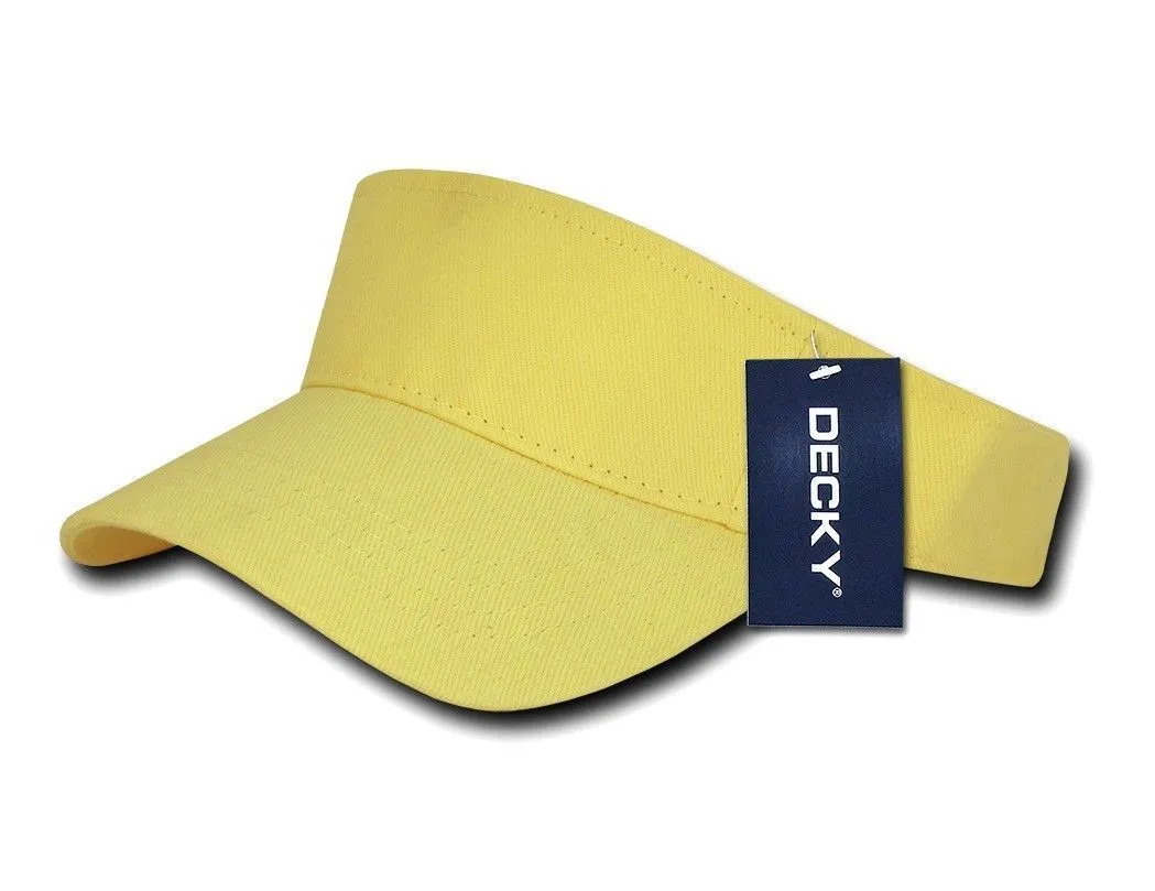 Decky Sports Spring Summer Sun Visors Caps Hats Cotton Beach Golf Unisex