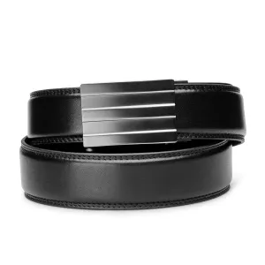 ENDEAVOR BUCKLE | CLASSIC LEATHER BELT 1.37"