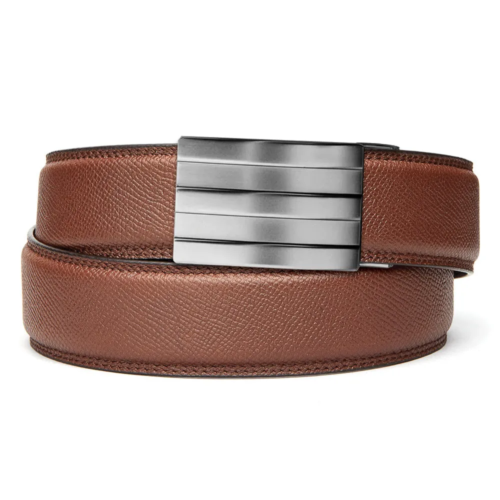 ENDEAVOR BUCKLE | CLASSIC LEATHER BELT 1.37"