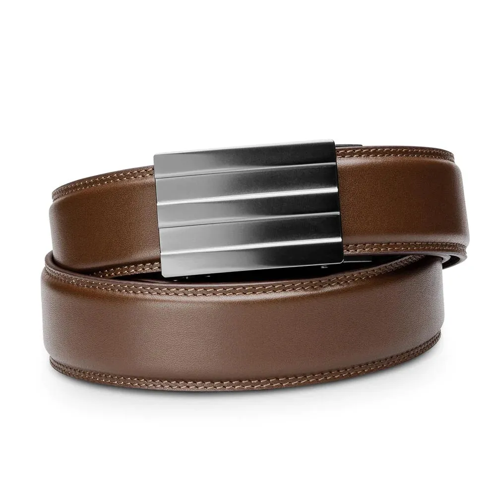 ENDEAVOR BUCKLE | CLASSIC LEATHER BELT 1.37"