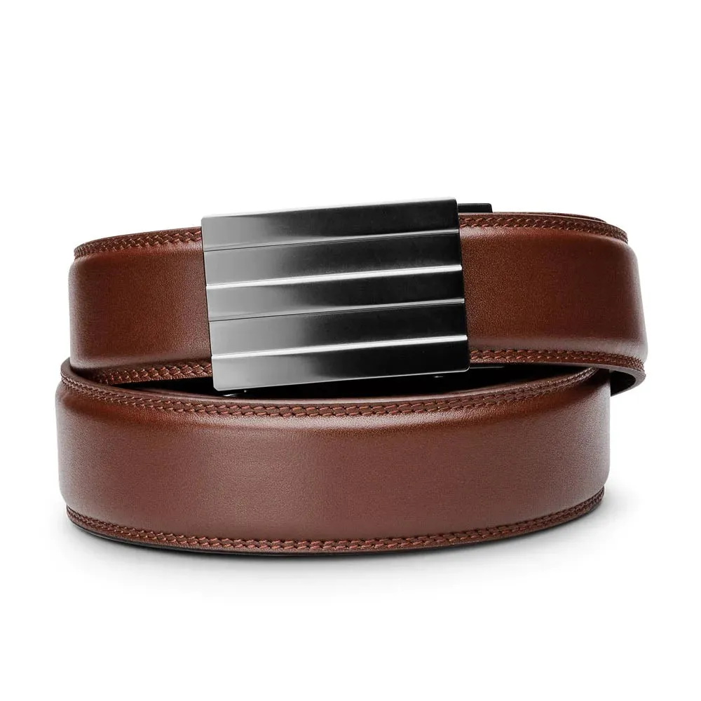 ENDEAVOR BUCKLE | CLASSIC LEATHER BELT 1.37"