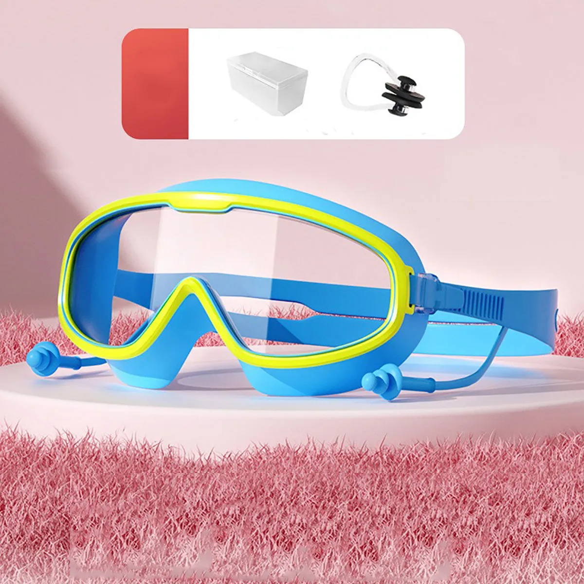 Fancydresswale swimming trunk, cap, goggles, nose clip with box- Professional swimming Combo