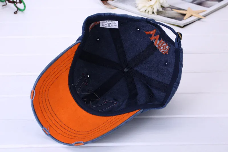 Fashion Caps Letter W Baseball Cap Cotton Knitted Sports Caps Hip-pop Hat Golf Fashion Cap Snapback