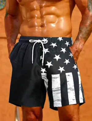 Flag Men's Swim Trunks