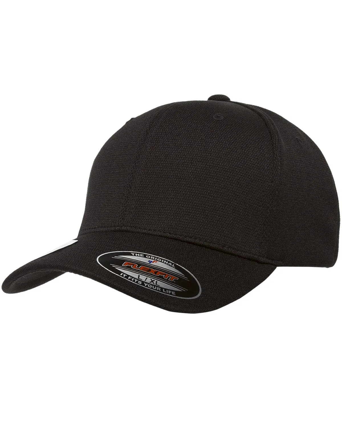 Flexfit Cool & Dry Sport Customized Caps, Black