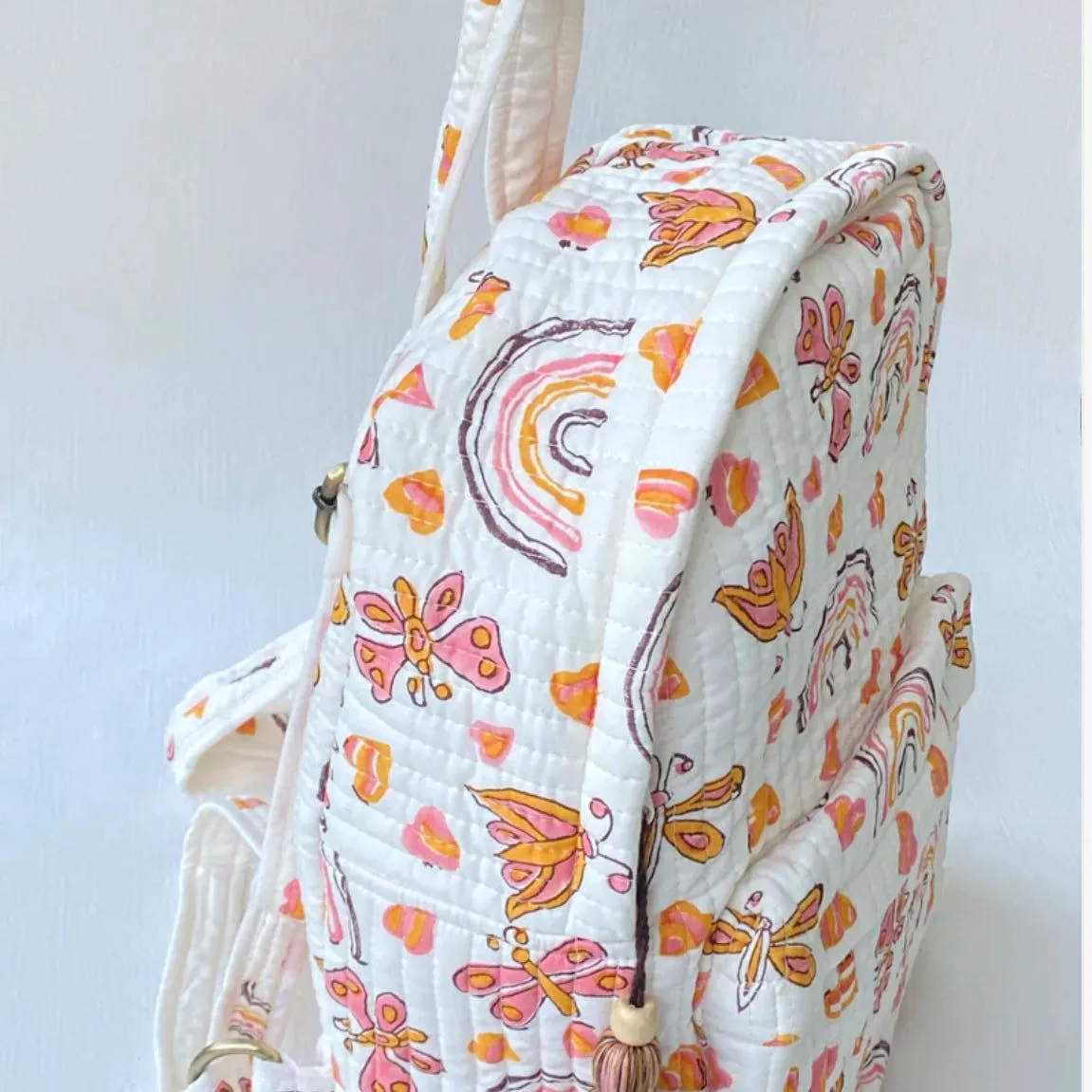 Handcrafted Backpack - Quilted, Lightweight & Stylish