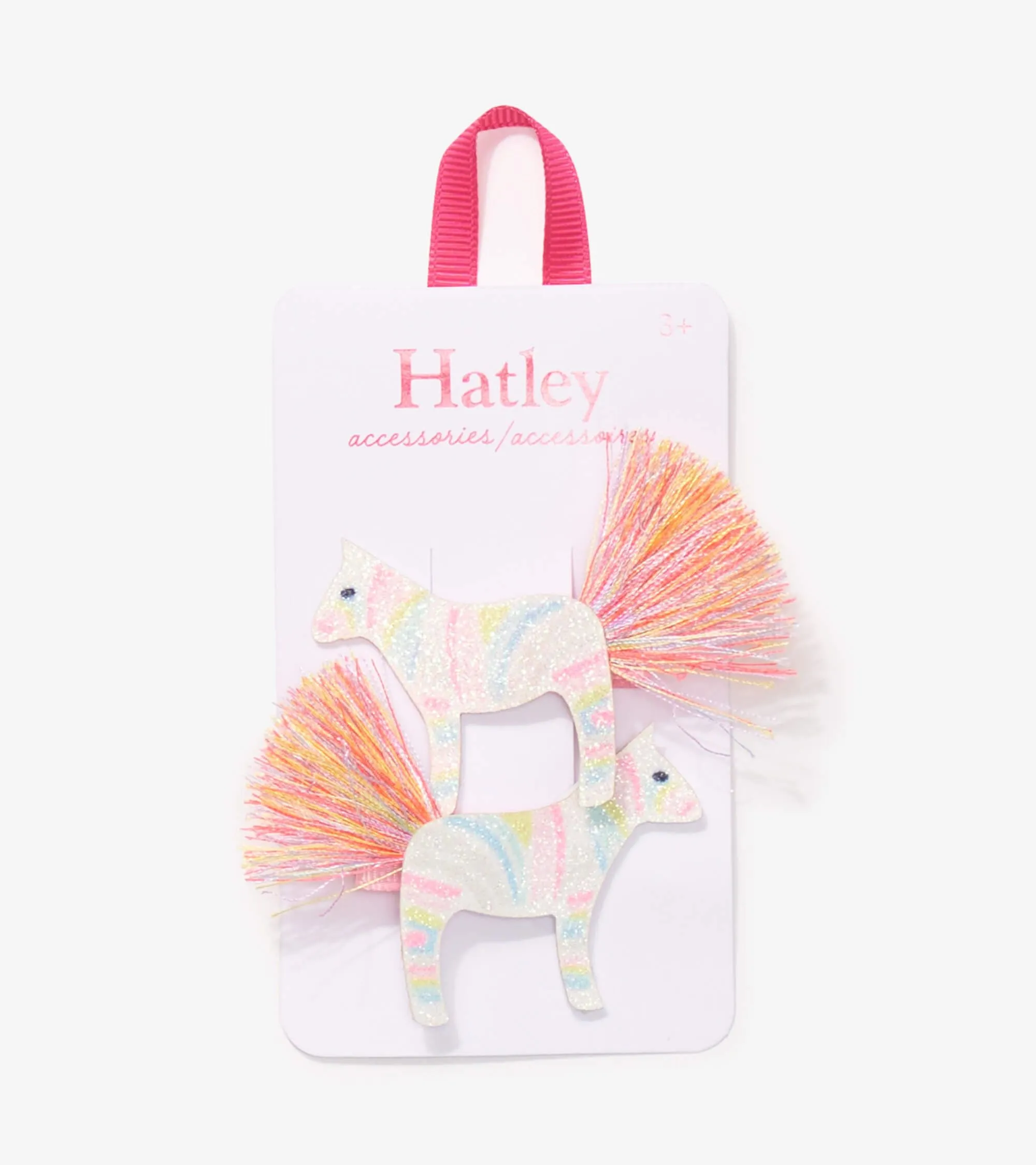 Hatley Hair Clip - Rainbow Zebra