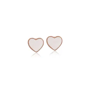 Heart Mother of Pearl Earrings