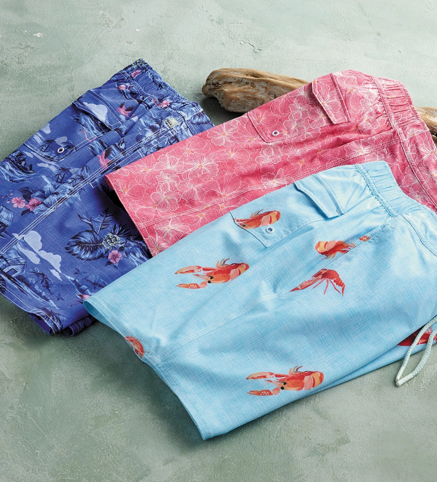 Johnnie-O Toma Lobster Swim Trunks