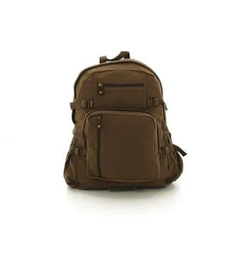 Jumbo Vintage Style Canvas Backpack