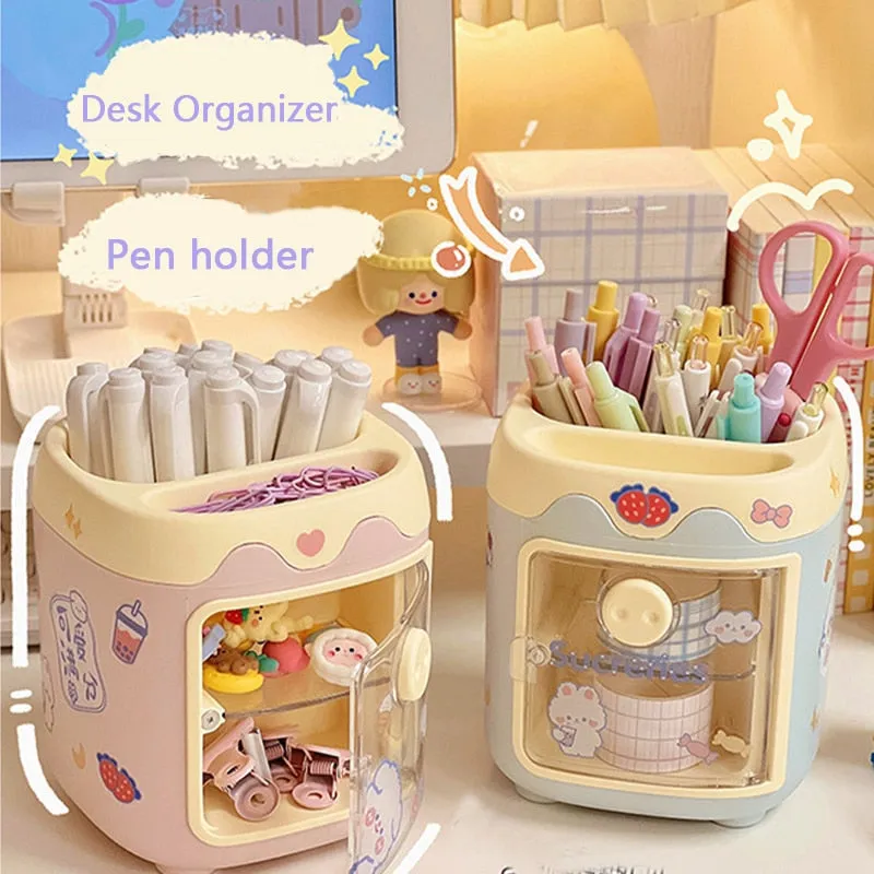 Kawaii Fridge Pen & Desk Organizer