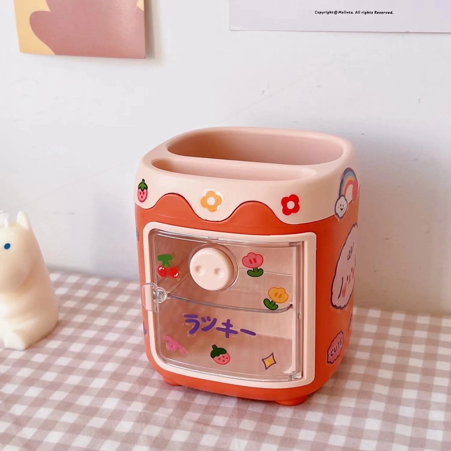 Kawaii Fridge Pen & Desk Organizer