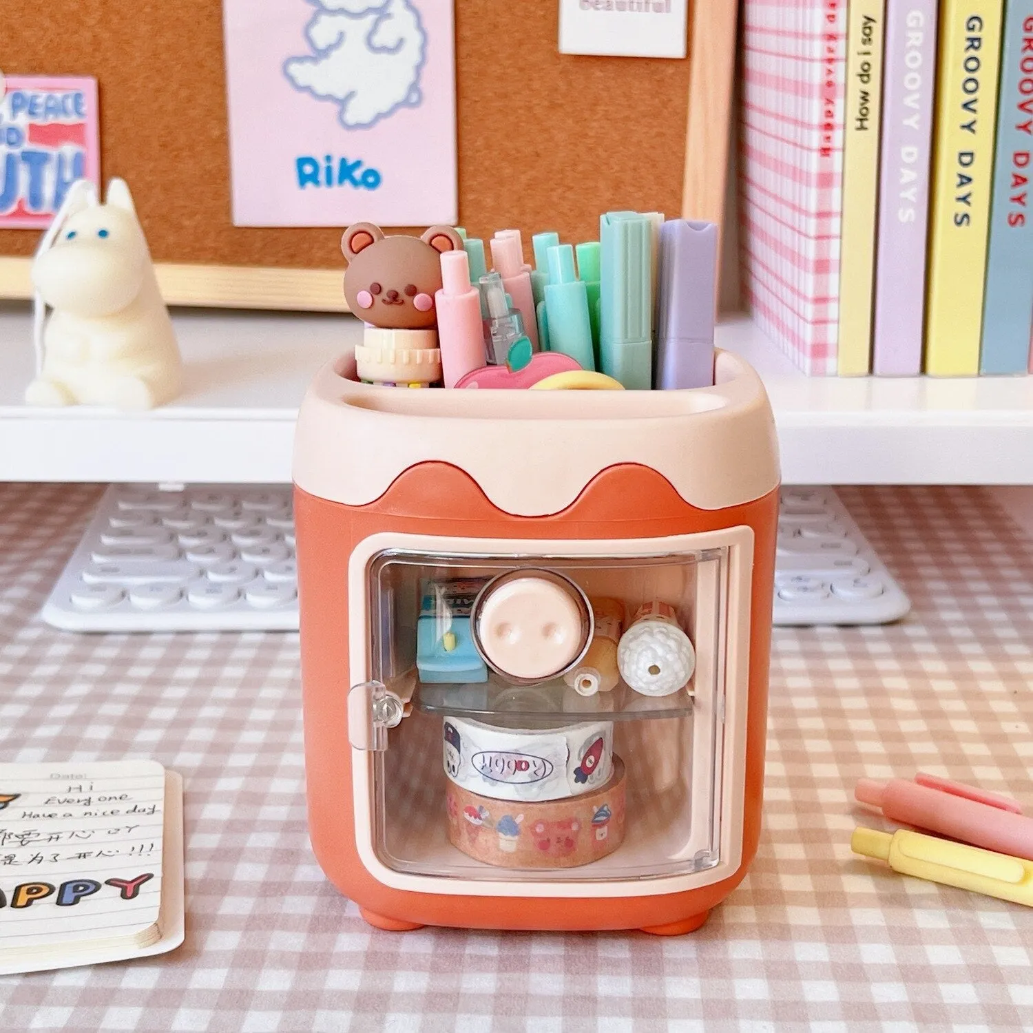 Kawaii Fridge Pen & Desk Organizer