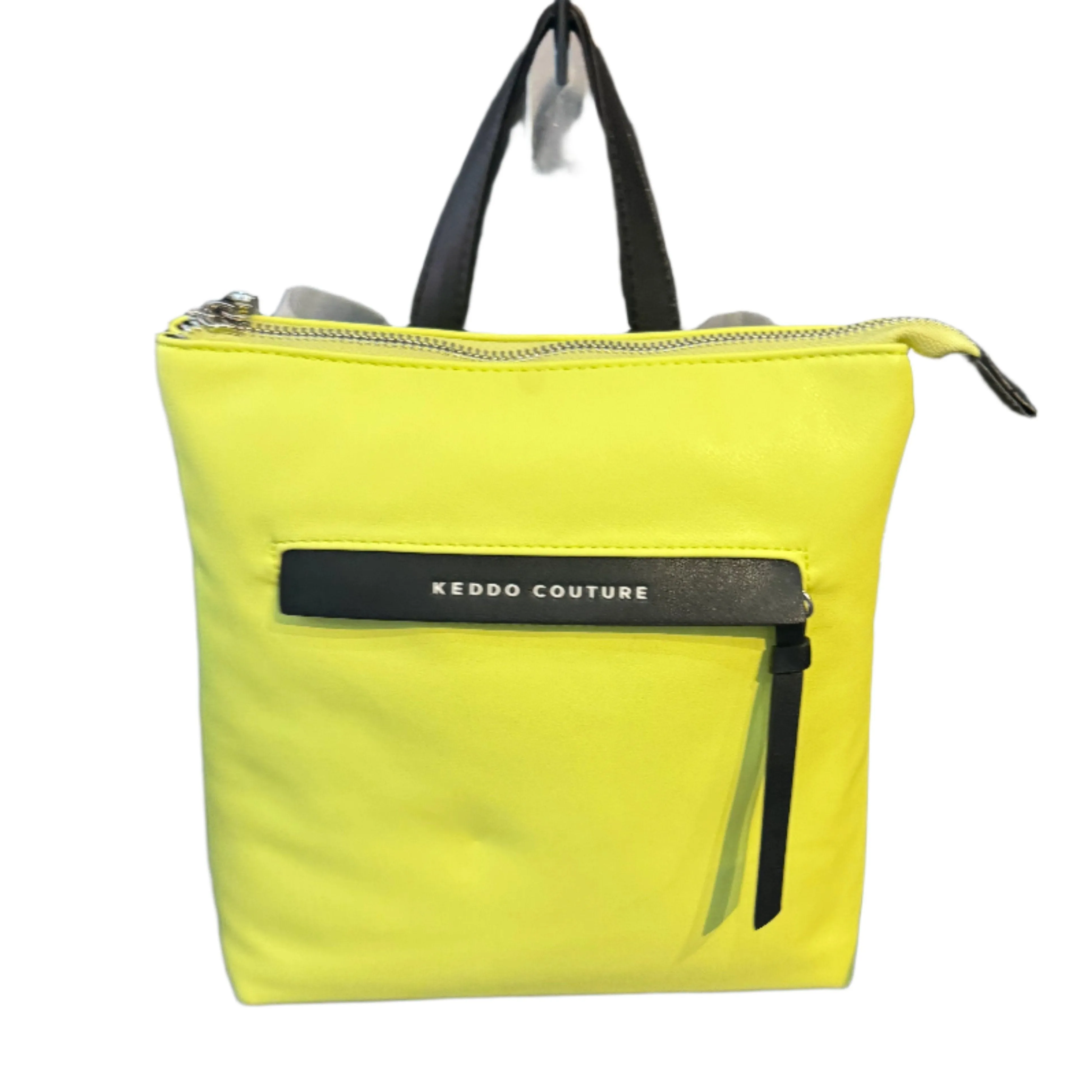 Keddo Couture Soft Faux Leather Backpack Lime Green