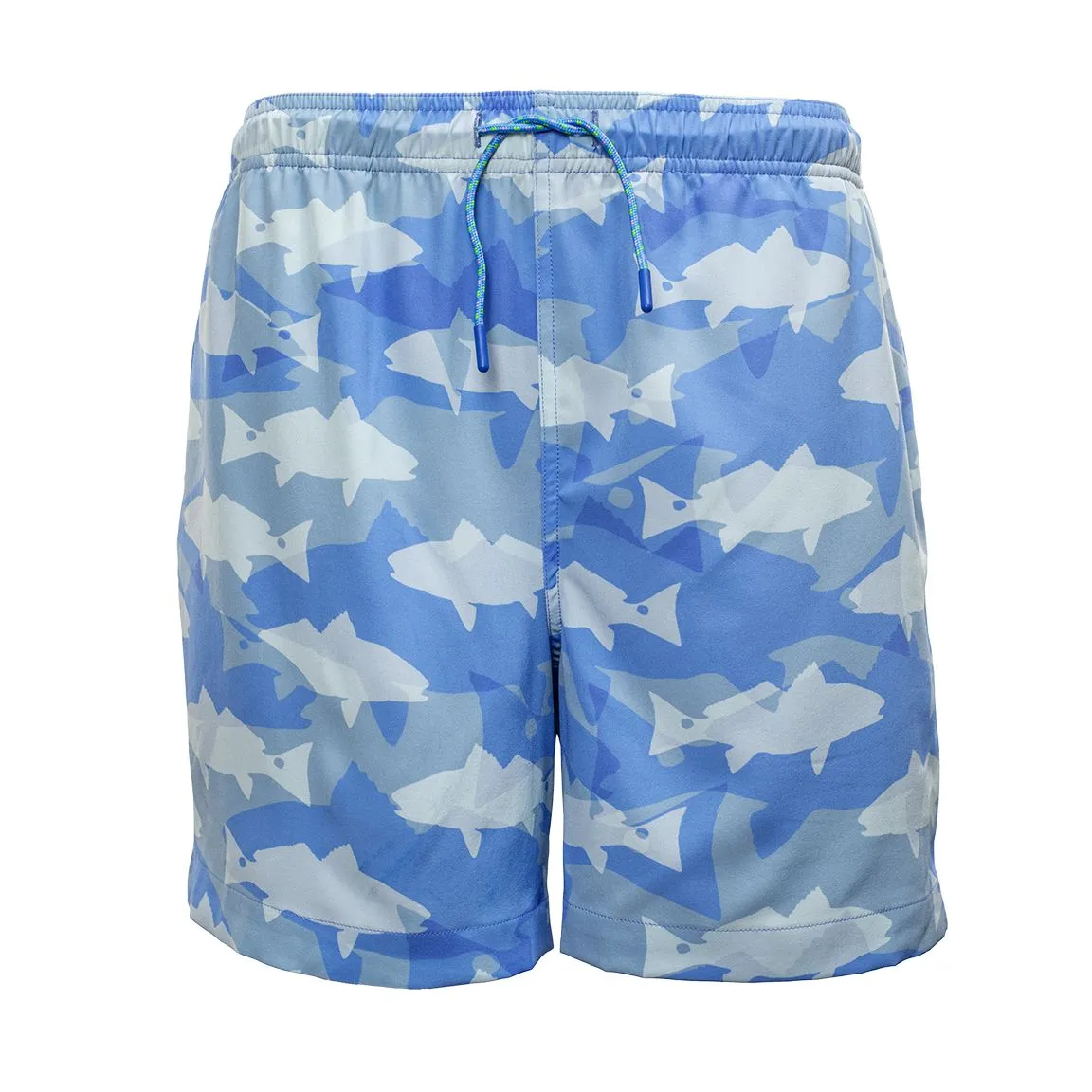 Kevin's Men's Red Fish Swim Trunks