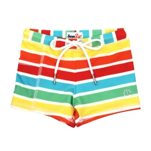 Kids Euro Swim Shorties | "Rainbow"